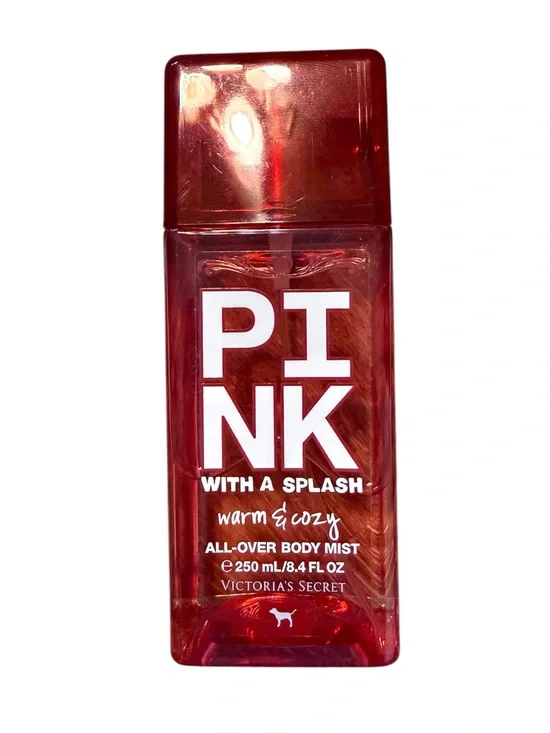 Victoria’s Secret PINK With a Splash Warm & Cozy Body Mist Retired Y2K 8.4oz Ful