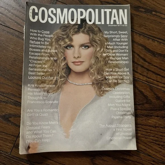 Vintage Cosmopolitan Magazine - December 1977 - Volume 183 No. 6
