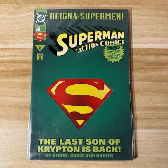 Superman In Action Comics The Last Son Of Krypton Is Back! DC # 687 (1993)