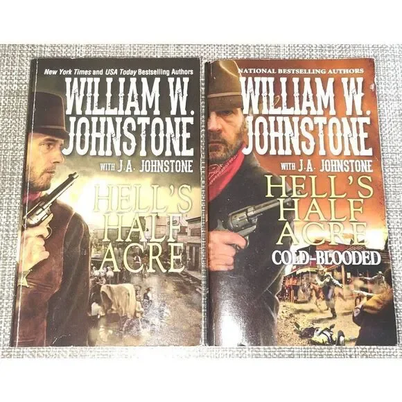 Hell's Half Acre Series William W Johnstone paperback (lot of 2/3 in series) Cow