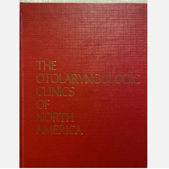 Vintage 1975 Otolaryngologist Clinics North America Rhinoplasty Book October