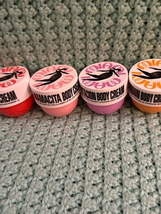miami Multi-Color Body Cream Trio — Red, Pink, Purple, Orange