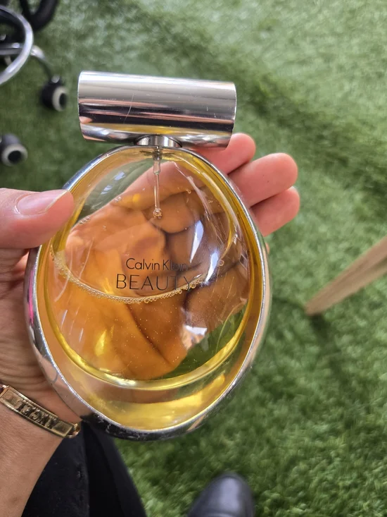 Vintage Calvin Klein Beauty Women's Perfume — Golden Yellow Elixir