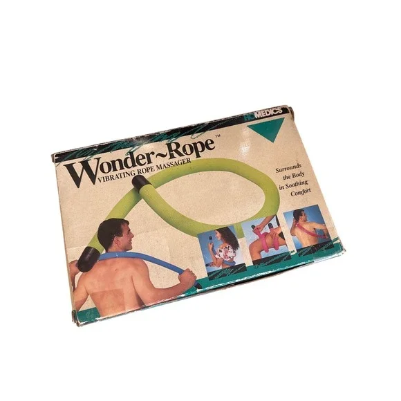 HoMedics Wonder Rope Vibrating Rope Massager Vintage 2-Speed Flexible 47