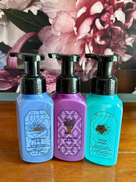 NEW 3-Pc Collection Foaming Hand Soap Bath & Body Works