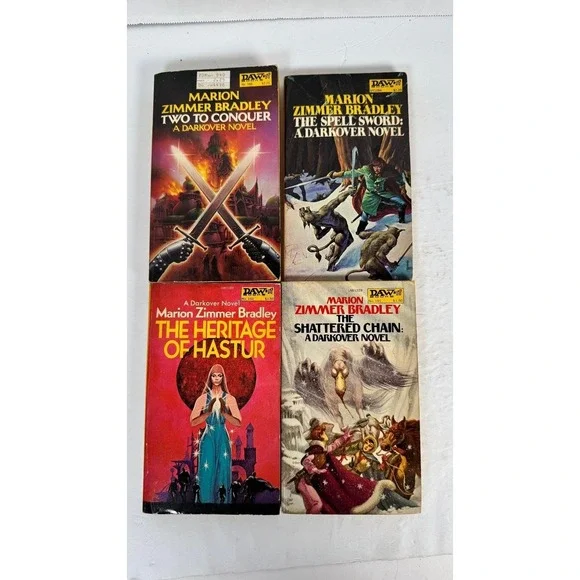 Marion Zimmer Bradley Darkover Novels DAW Books Sci-Fi Fantasy Paperback‎ Lot 4