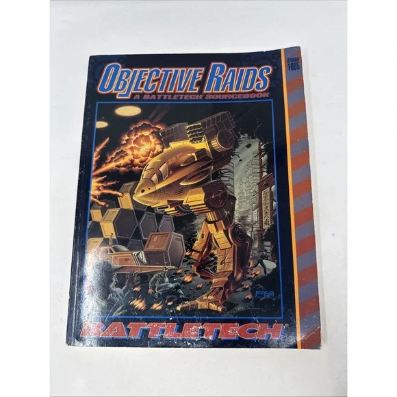BattleTech Objective Raids‎ Sourcebook 1665 1992 FASA
