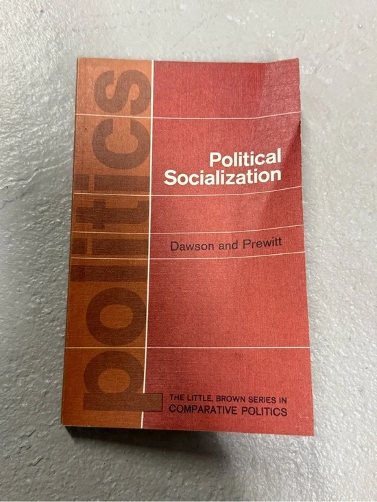 Vintage Political Socialization Dawson Prewitt Comparative Politics Paperback VG