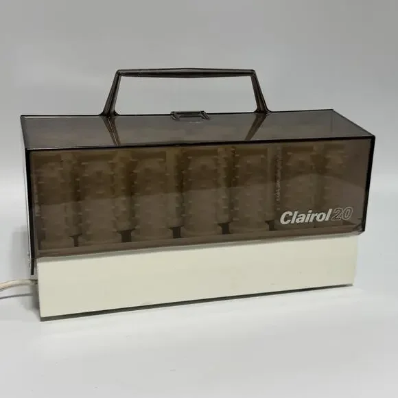 Vtg Clairol 20 Instant Hairsetter C 20 S-Z Curlers Rollers NO CLIPS Denmark