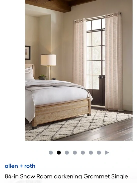 allen + roth Grommet Curtain Panel set