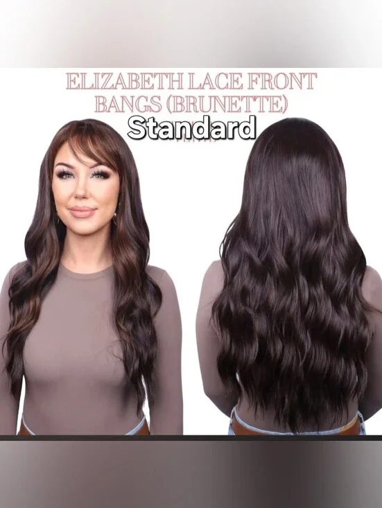 Csc Elizabeth Lace Front Bangs Brunette Standard Cap