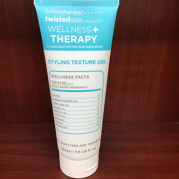 Twisted Sista Wellness Therapy Styling Texture Gel 7.5 oz‎ BRAND NEW