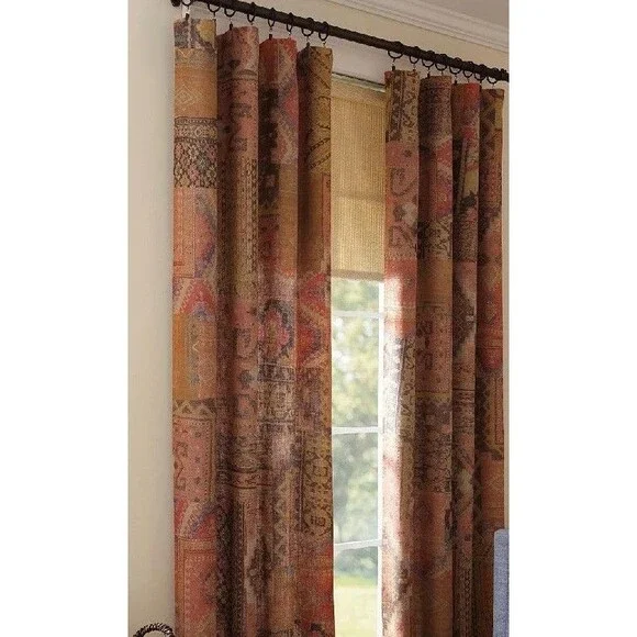 2 Pine Cone Hill -Annie Selkie Anatolia Linen Curtain Panels, 50