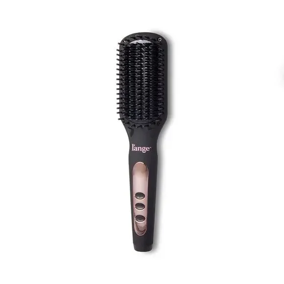 L'ange Ceramic Hair Straightening Brush Black