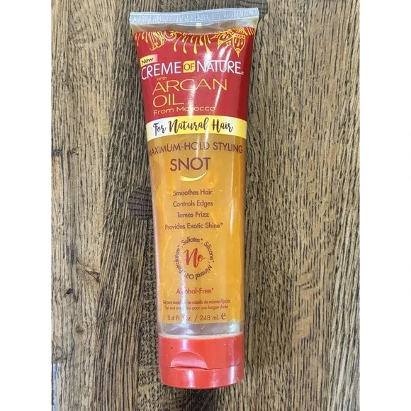 Creme of Nature Argan Oil Maximun Hold Styling Snot Gel 8.4 oz