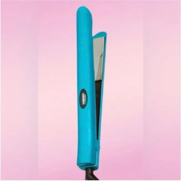 Miel Beauty Teal Straight Hair Curler Flat Iron New In Box