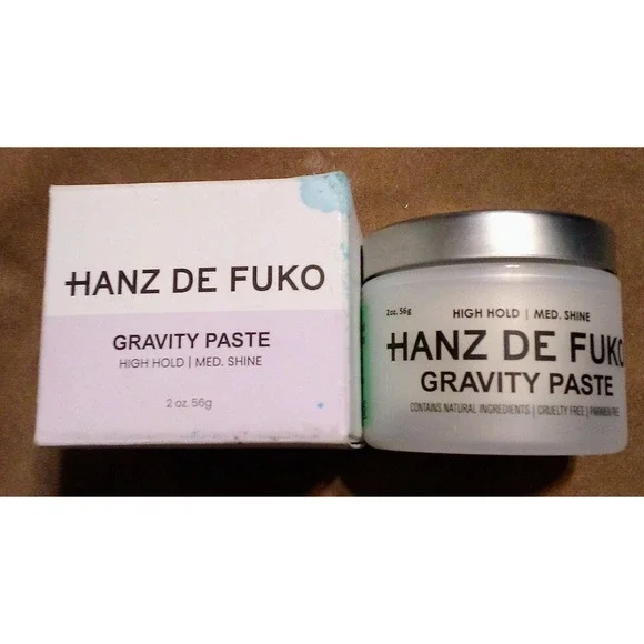 NEW Hanz De Fuko Gravity Paste - High Hold/Medium Shine - Paraben & Cruelty Free