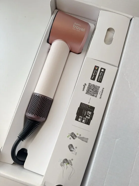 Open box - Dyson Supersonic™ Travel hair dryer (Ceramic pink / Rose gold)
