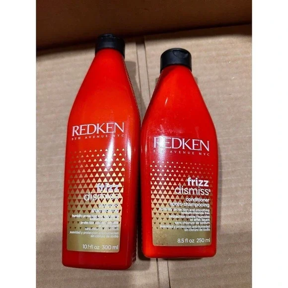 Redken frizz dismiss shampoo and‎ conditioner hair care