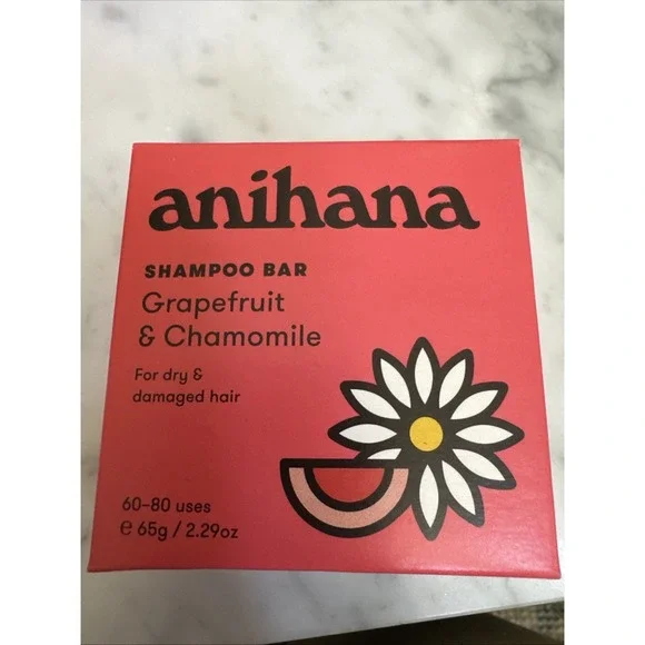 Anihana‎ Conditioner Bar Grapefruit & Lime -dry, damaged & coloured hair-1 Bar