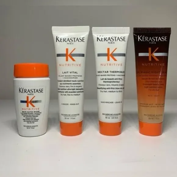 Nutritive Hair Care Set - White and Orange