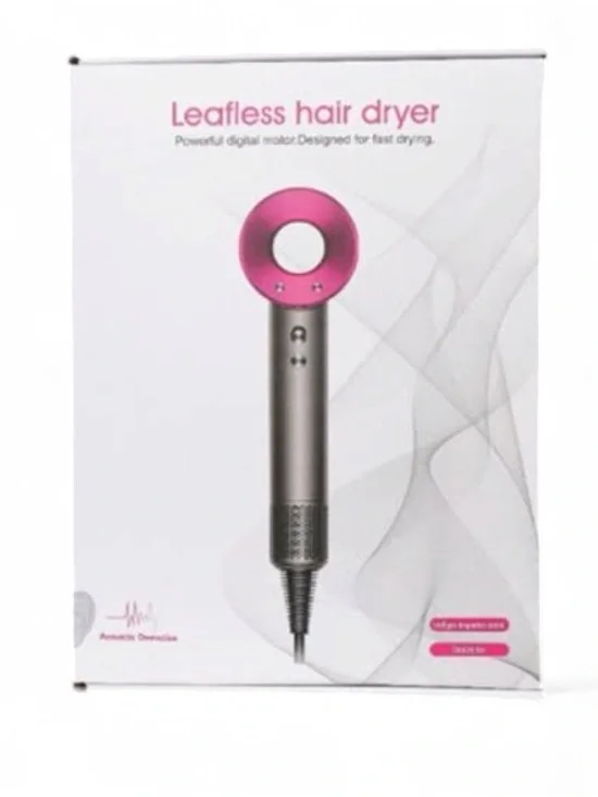 Leafless Hair Dryer - Pink and Silver