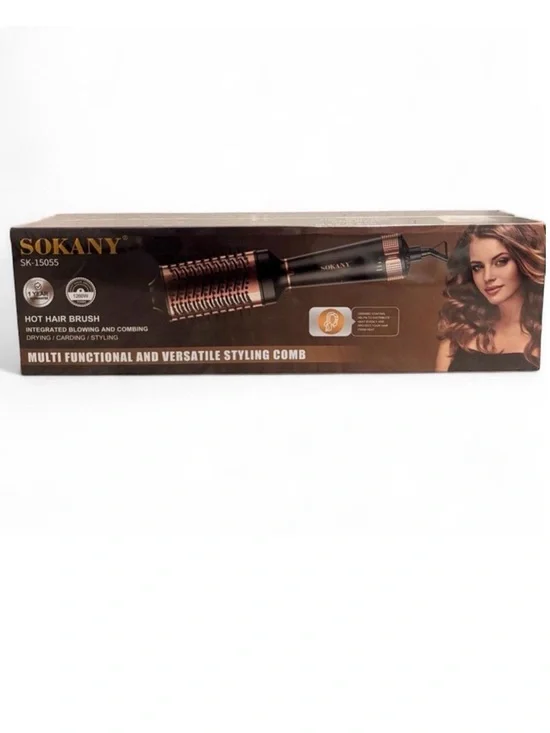sokany Hot Air Brush - Brown Styling Comb