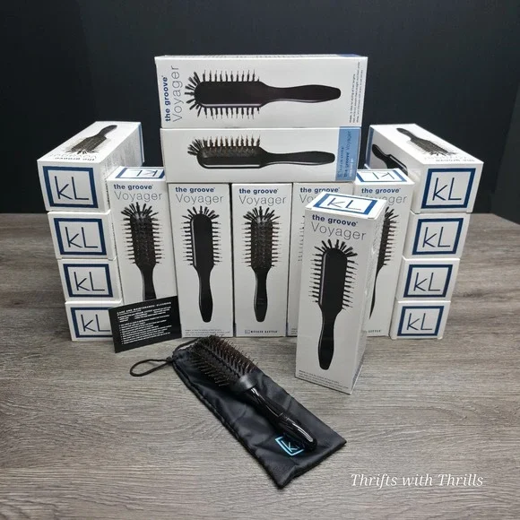 The Groove Voyager By Kellie Little - Premium Designer Hair Styling Brush‎ - New