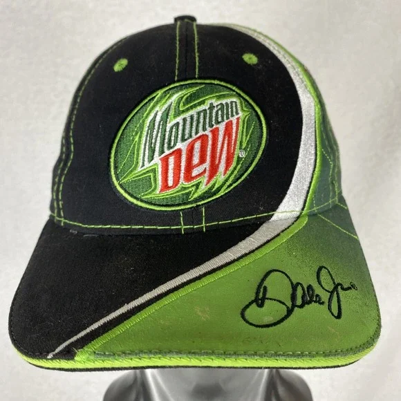 Dale Earnhardt 88‎ MtDew Hat Vintage Chase Authentics Nascar Jellyroll Elliott