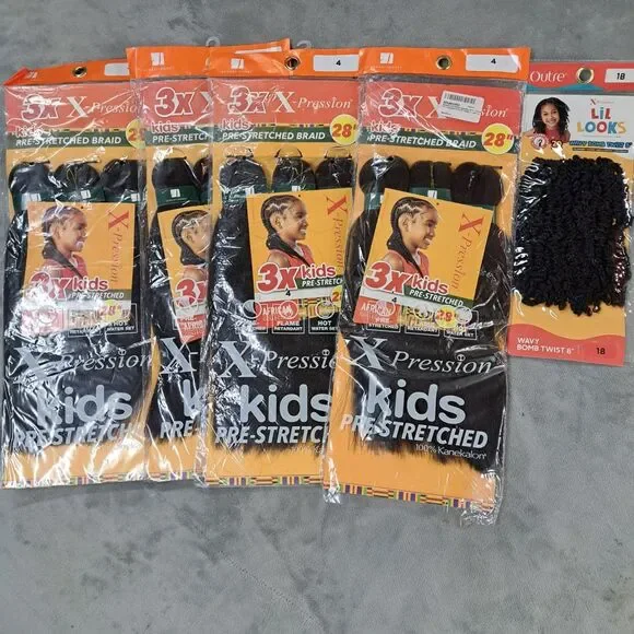 6 Packs Outre Sensationnel X-Pression Ultra Braid Hair Passion Twist Braid 82