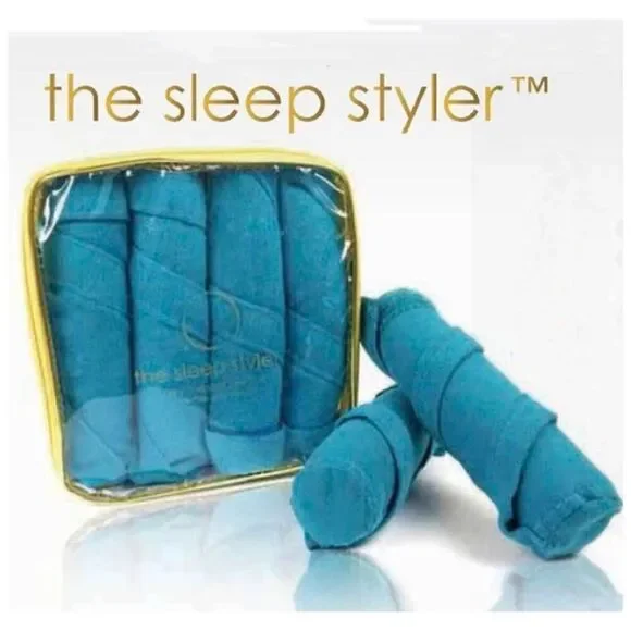 Sleep Styler Hair Rollers eight rollers for long, thick or curly hair, USED