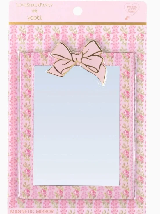 🎀 LoveShackFancy │ Yoobi Blooming Heirloom Magnetic Locker Mirror 🎀