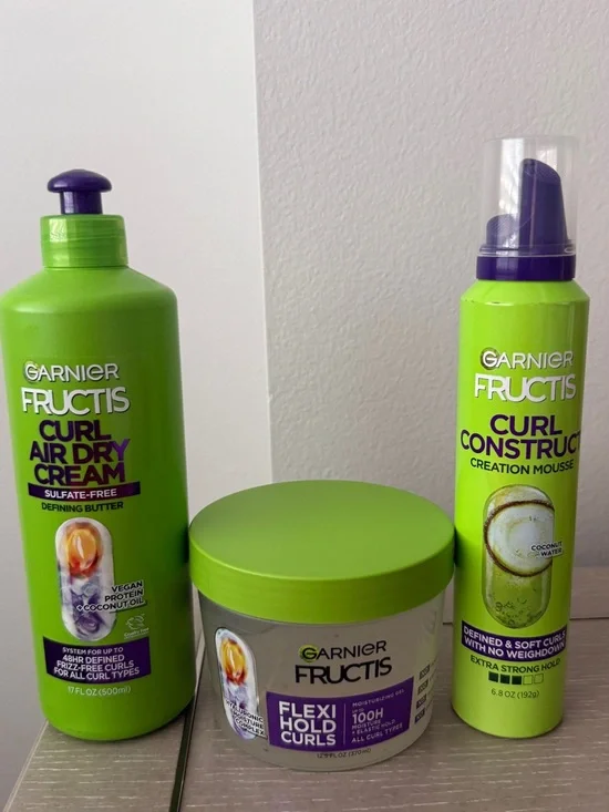 Garnier Fructis Curl Care Trio Full Size