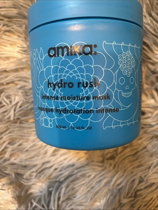 amika Hydro Rush Intense Moisture Mask - Blue New and Authentic