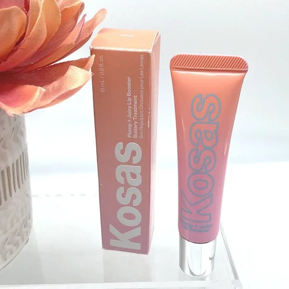 Kosas Plump+ Juicy Lip Booster‎ Buttery Treatment Clear 15ml 05oz New