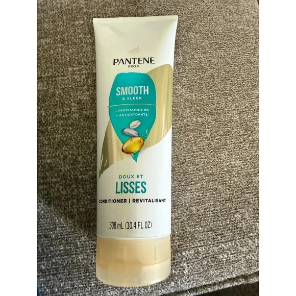 Pantene Pro-V Smooth & Sleek Conditioner 10.4 fl oz 72H‎ Frizz Control New