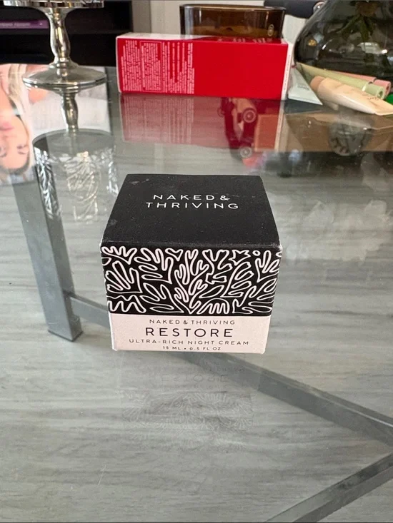 Naked & Thriving Restore Ultra-Rich Night Cream - Black & Cream