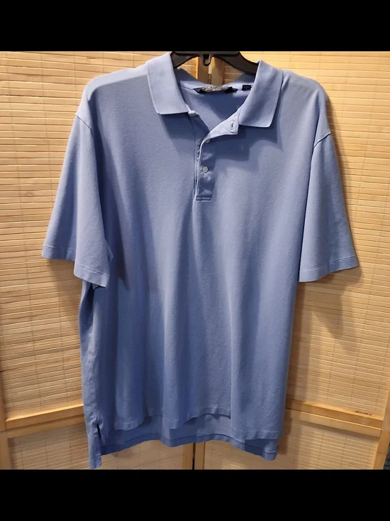 Ralph Lauren Sky Blue Polo Golf Shirt - Short Sleeve