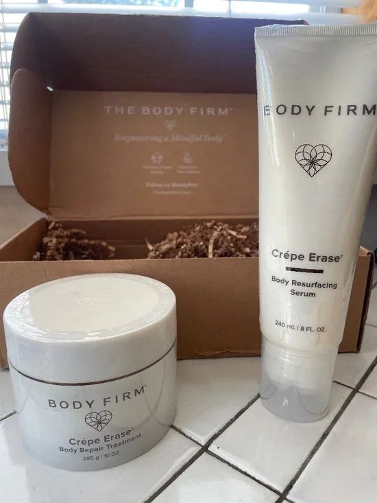 (2) BRAND NEW Crepe Erase Firm Body Resurfacing Serum & Body Repair Treatment