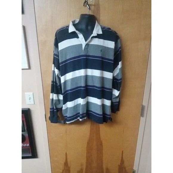 Polo Sport Ralph Lauren Men XXL Long Sleeve Color Block