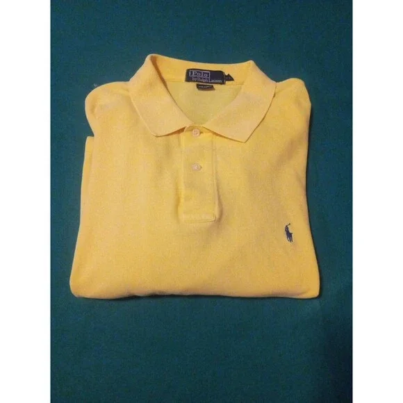 Ralph Lauren  Men's polo shirt, yellow Size 2X