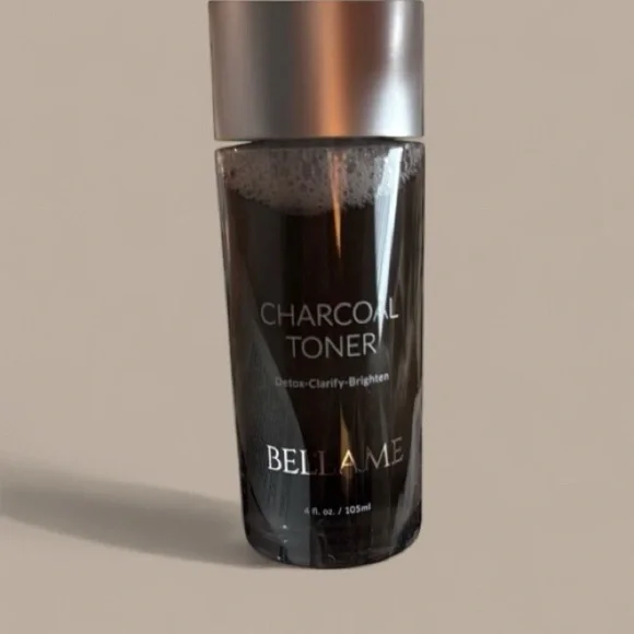 Bellame Charcoal Toner - Black new in box skincare brighten skin clarify