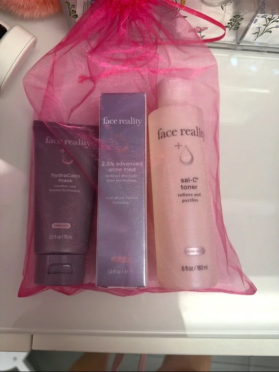 Face Reality Skincare Trio - Pink Packaging