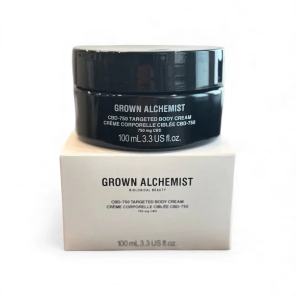 Grown Alchemist CBD-750 Targeted Body Cream – 100 mL / 3.3 oz (New in Box)
