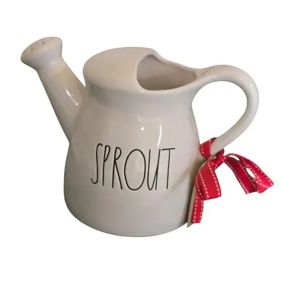 Rae Dunn Magenta Ceramic Watering Can 