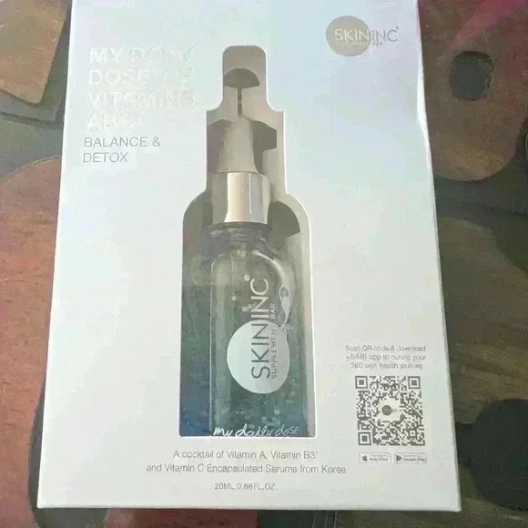 NIB SkinInc My Daily Dose of Vitamins ABC Balance & Detox