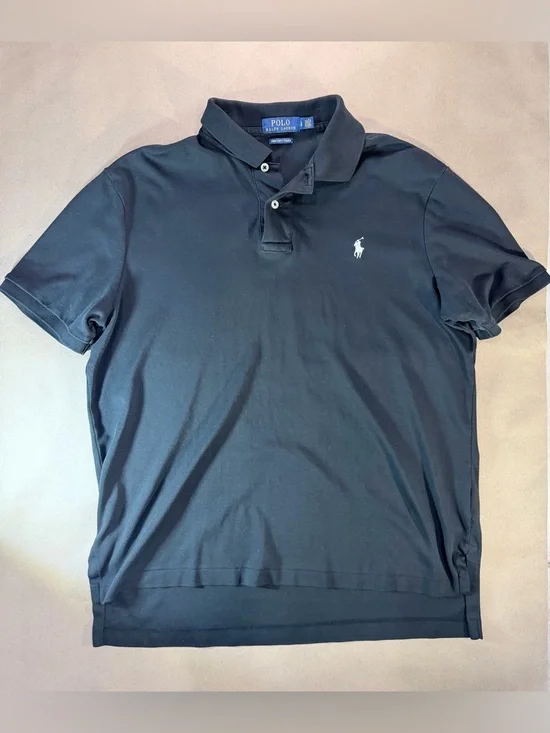 Polo Ralph Lauren Pima Soft Touch Polo – Men’s L Black Classic Fit