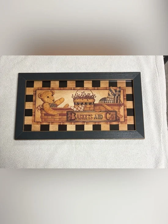 Baskets and Co. Framed Wall Art - Rustic Tan and Brown