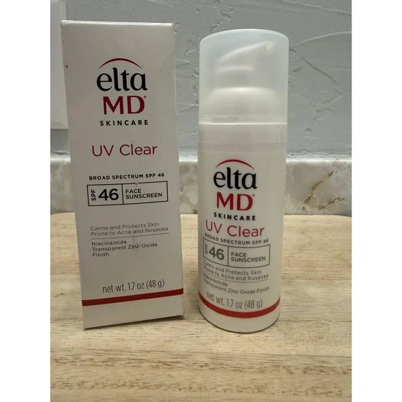 EltaMD UV Clear Broad Spectrum‎ SPF 46 Face Sunscreen 1.7oz Exp 03/2027