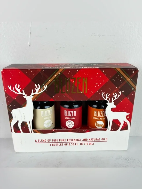Bluzen 3-Pack Essential Oil Set NIP